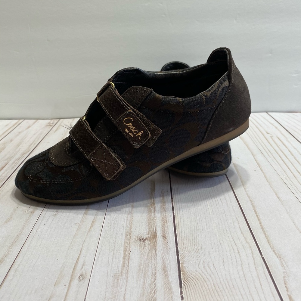 Dark Brown Coach Sneakers